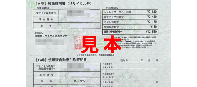 リサイクル券 リサイクル券