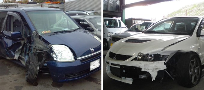 事故車の状態 事故車の状態