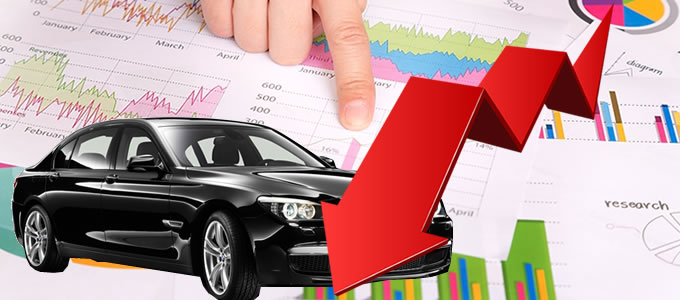下落を続ける車の価値 下落を続ける車の価値
